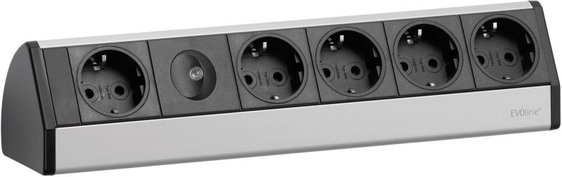Выдвижной блок розеток evoline port standart