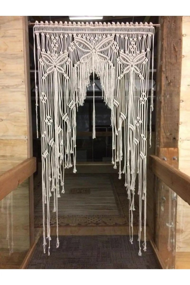 Штора макраме
