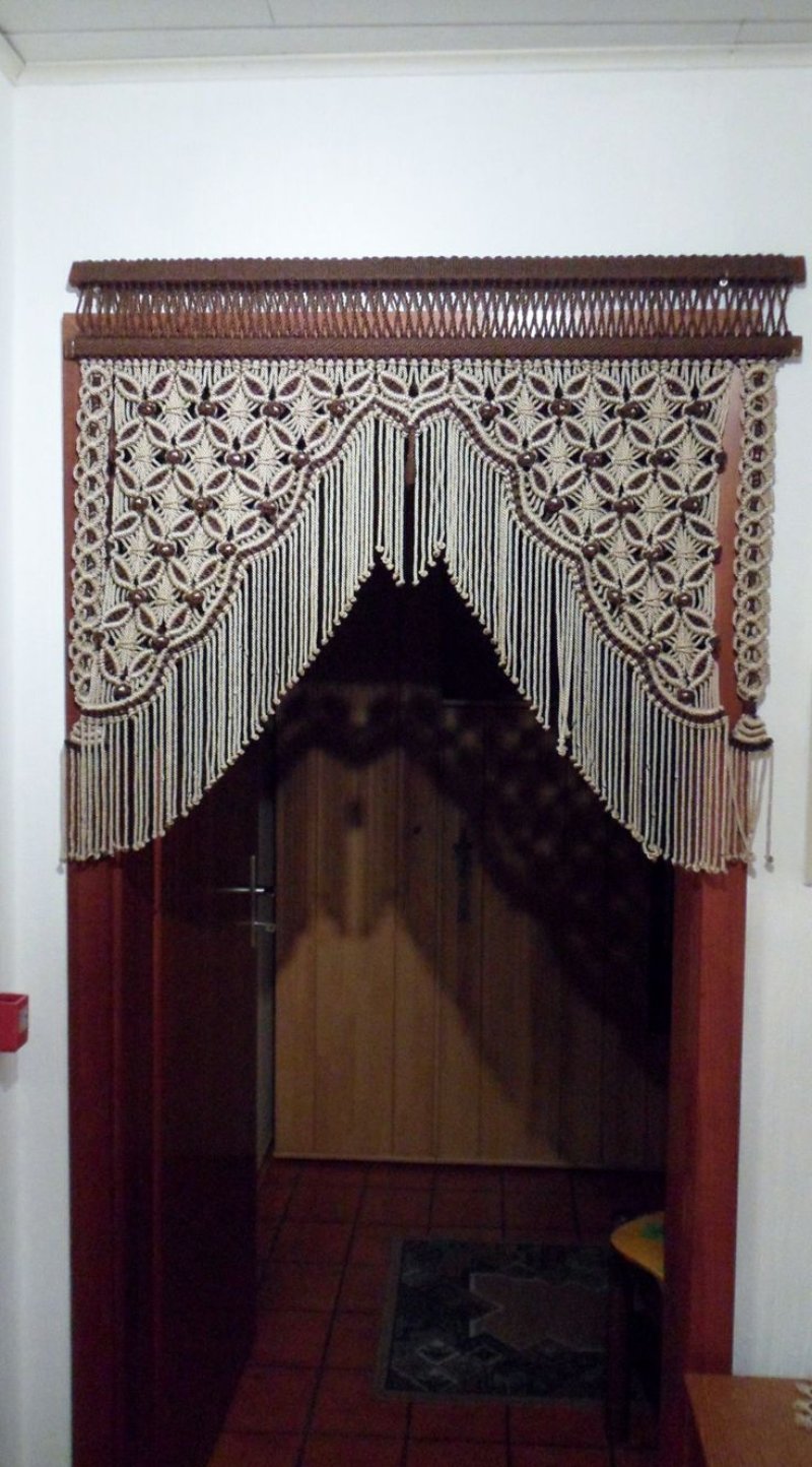 Макраме штора