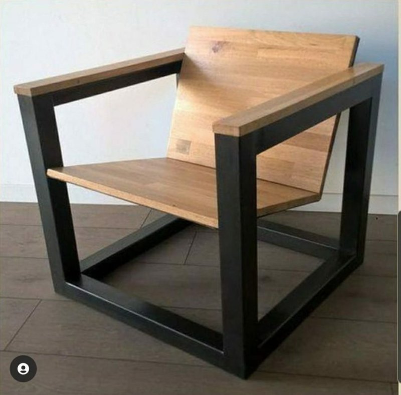 Стулья лофт из металла