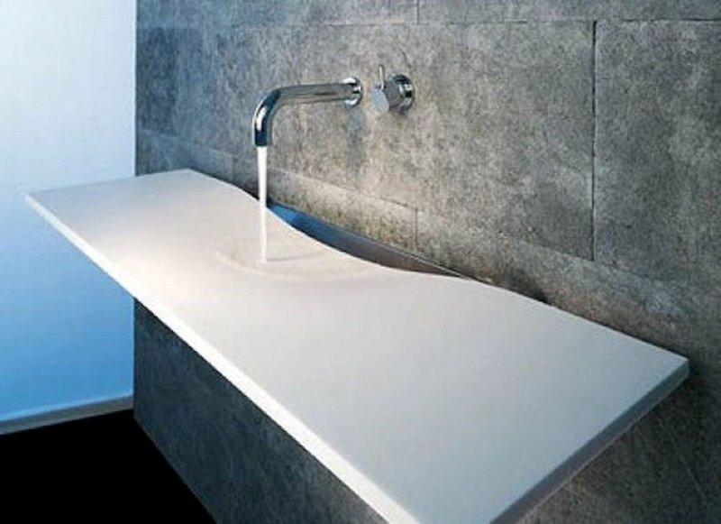 Corian столешница под мрамор