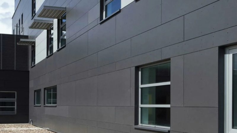 Фиброцементные панели equitone natura n 251 антрацит
