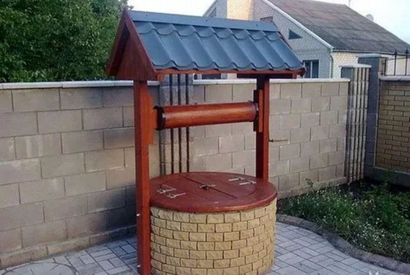 Отделка колодца из бетонных колец