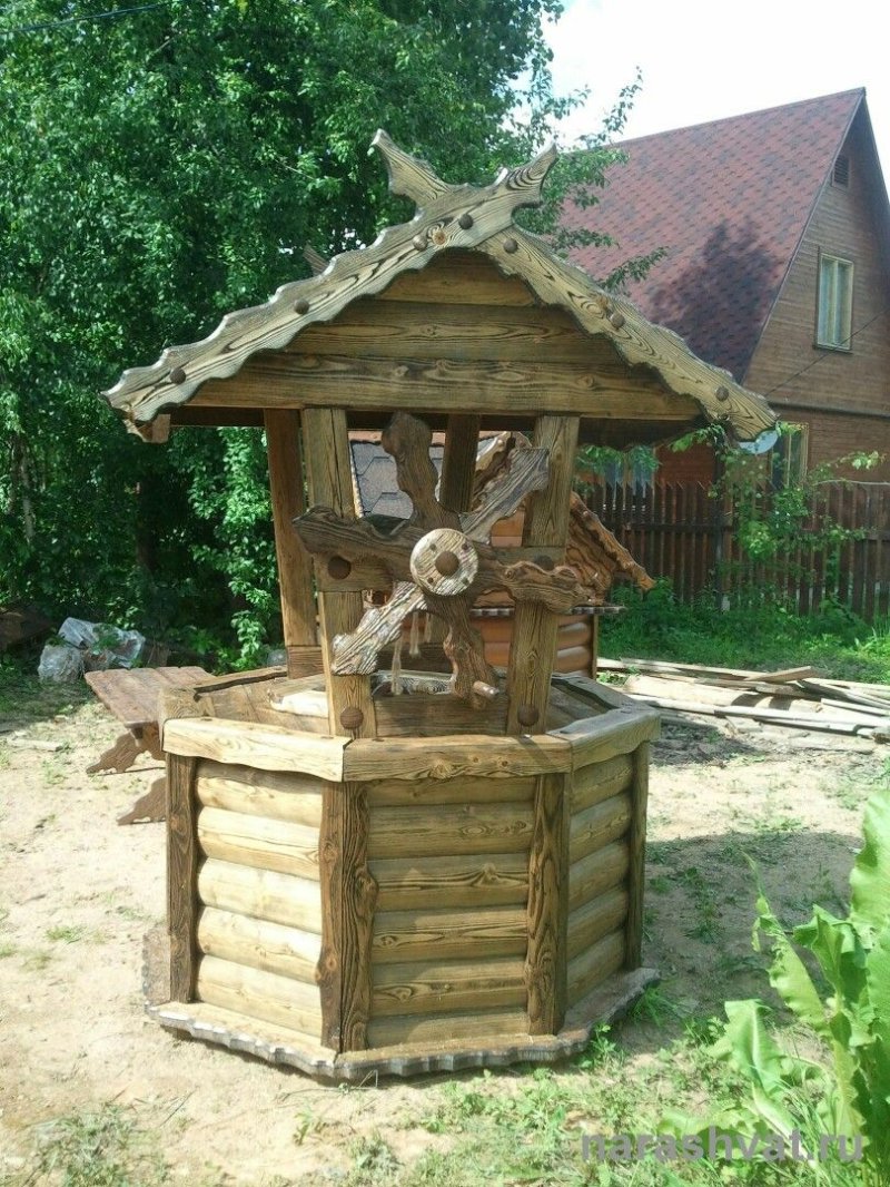 Деревянные колодцы