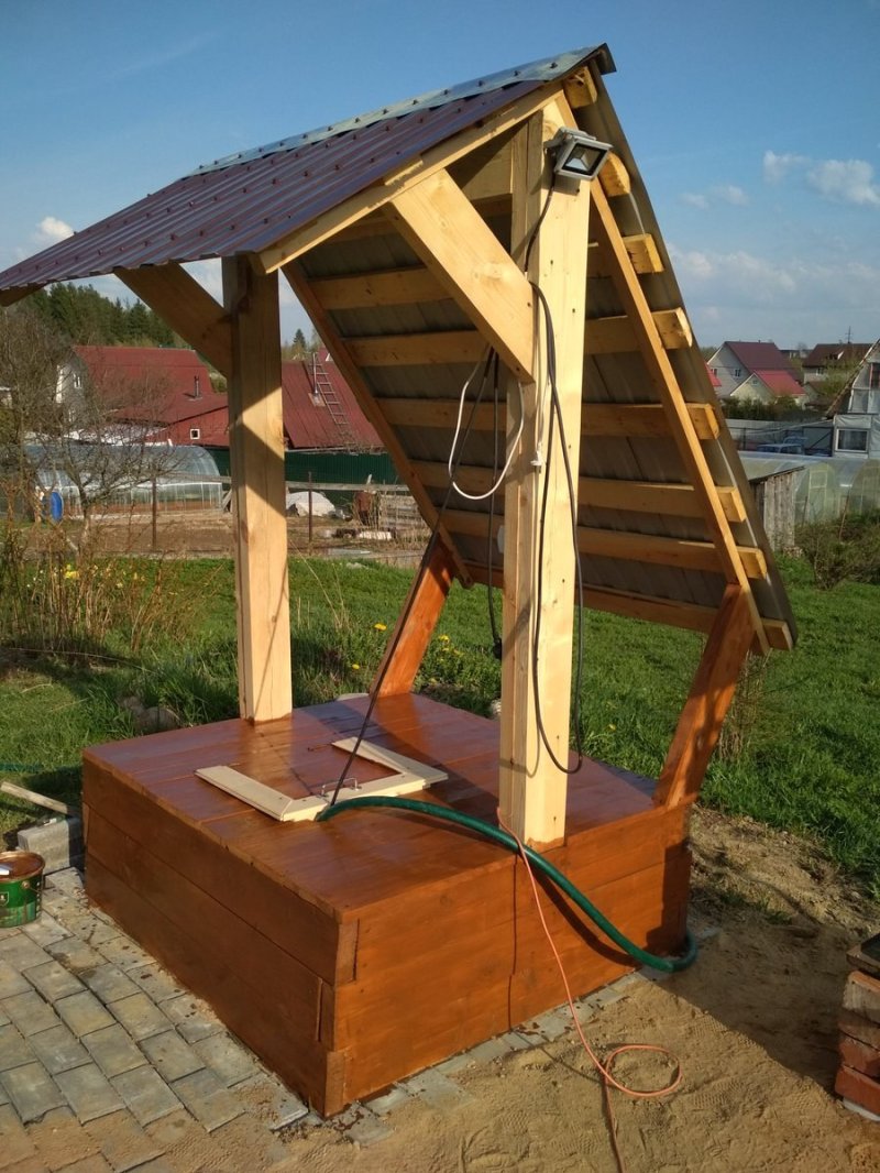 Домик для колодца