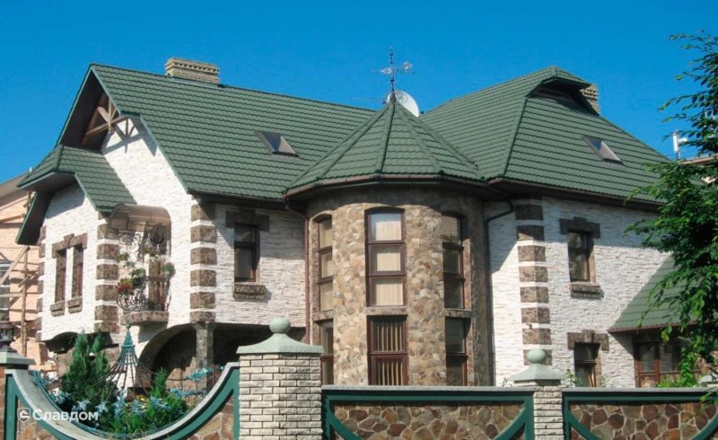 Tegola гибкая черепица нордланд антик зеленый