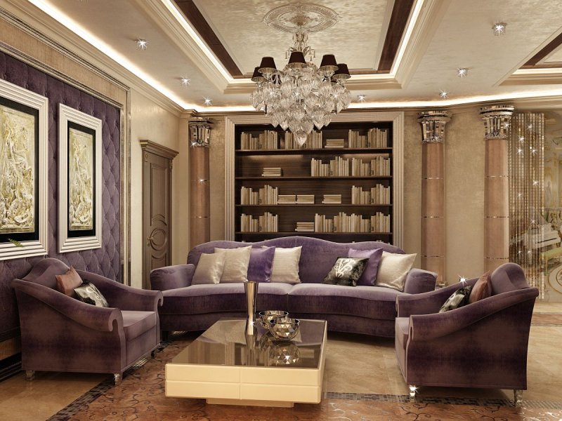 Antonovich design гостиная potolki