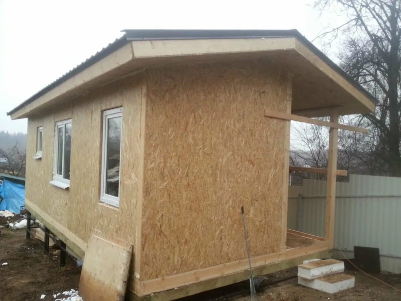 Дачный домик из сип панелей