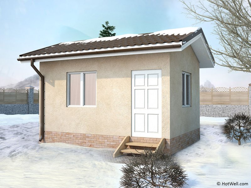 Маленький домик из сип панелей
