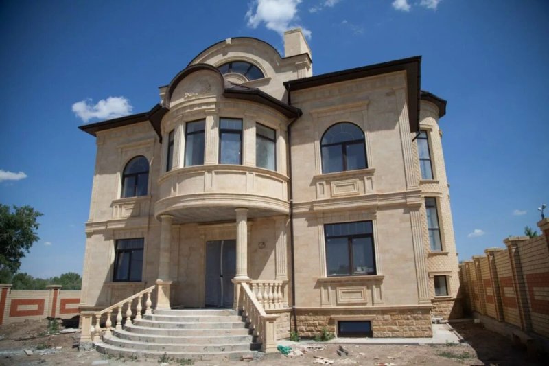 Дагестанский камень облицовка особняк