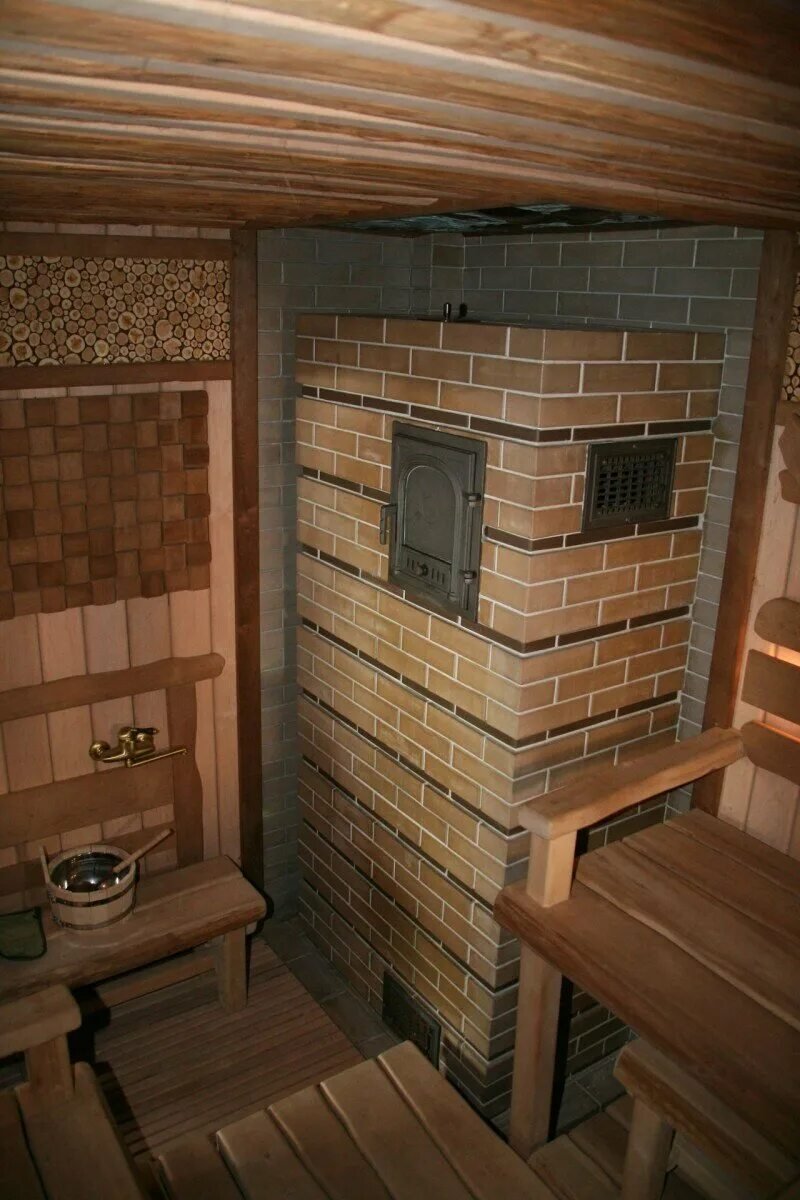 Кирпичная печь для бани