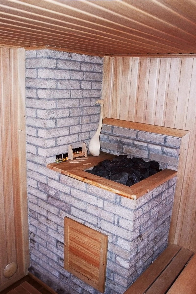 Печи для бани из кирпича