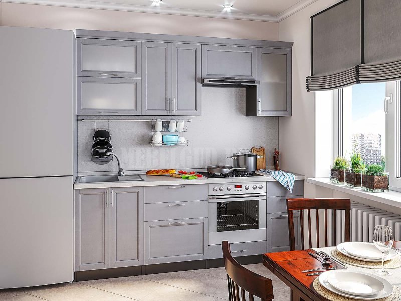 Кухня сканди02 grey softwood