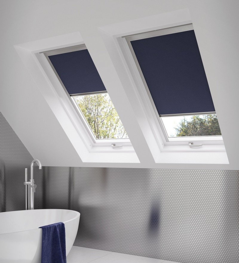 Штора для мансардных окон velux