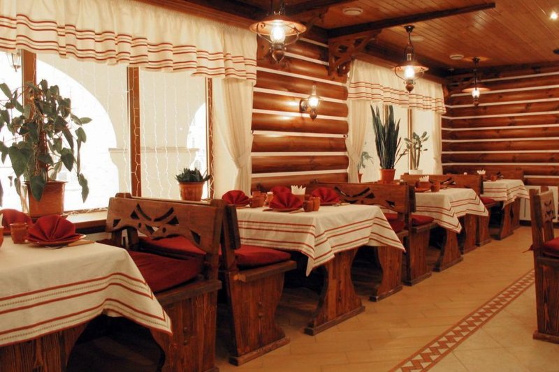 Кафе в русском стиле