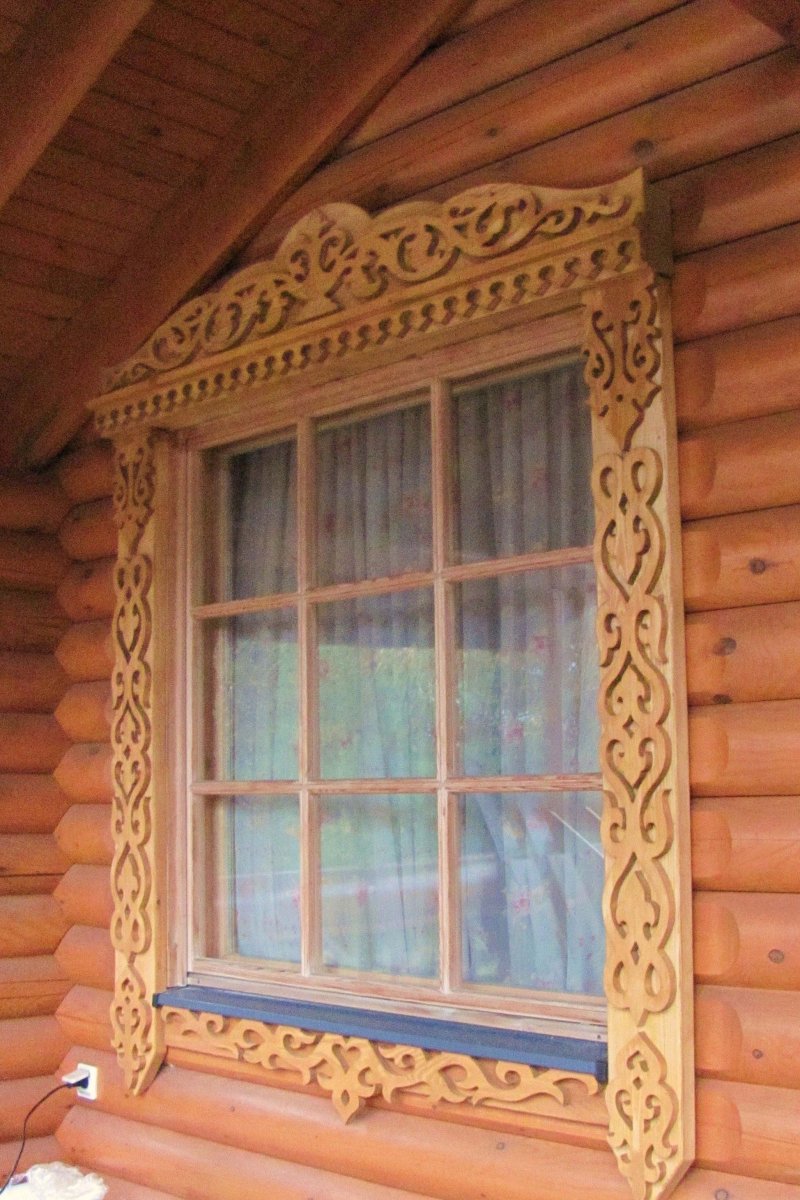 Наличники на окна деревянные резные
