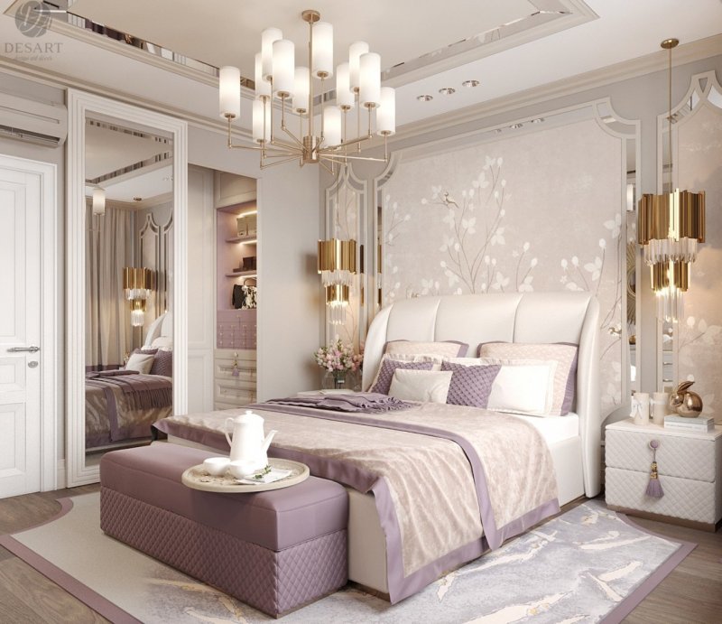 Спальни luxury неоклассика