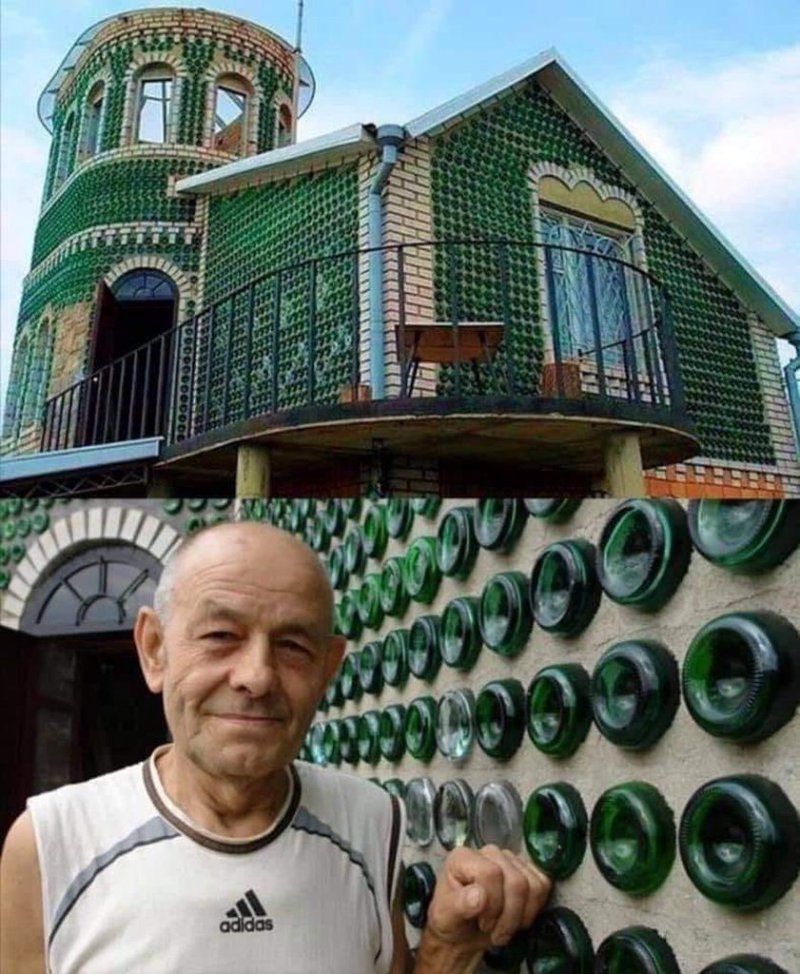 Владимир сыса дом из бутылок