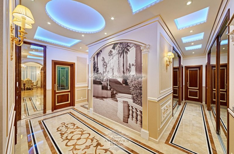 Стиль luxury antonovich design коридоры