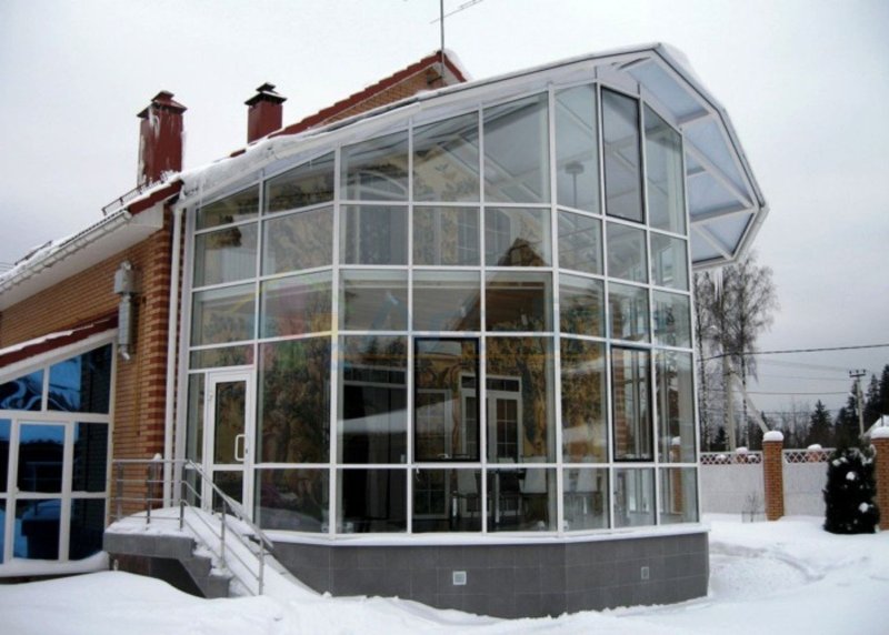 Остекление загородного дома