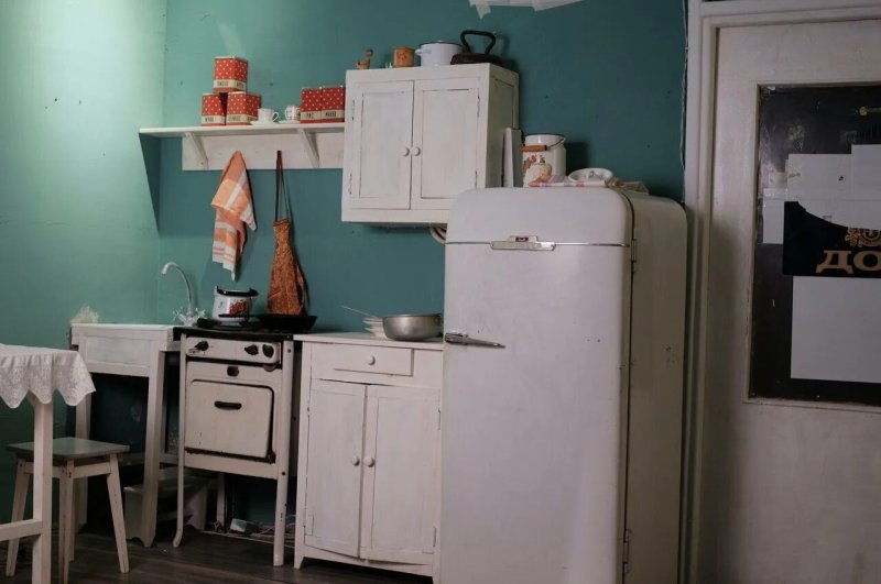 Кухня в советской квартире
