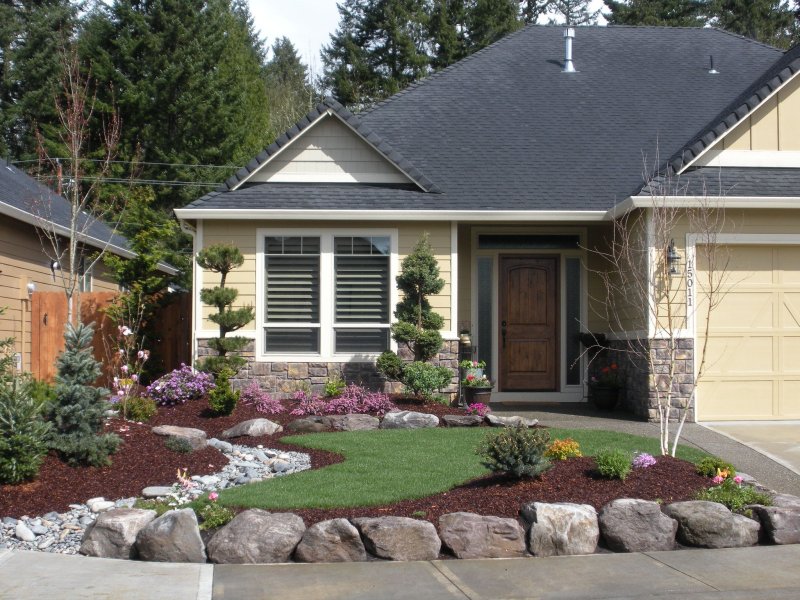 Front yard landscaping