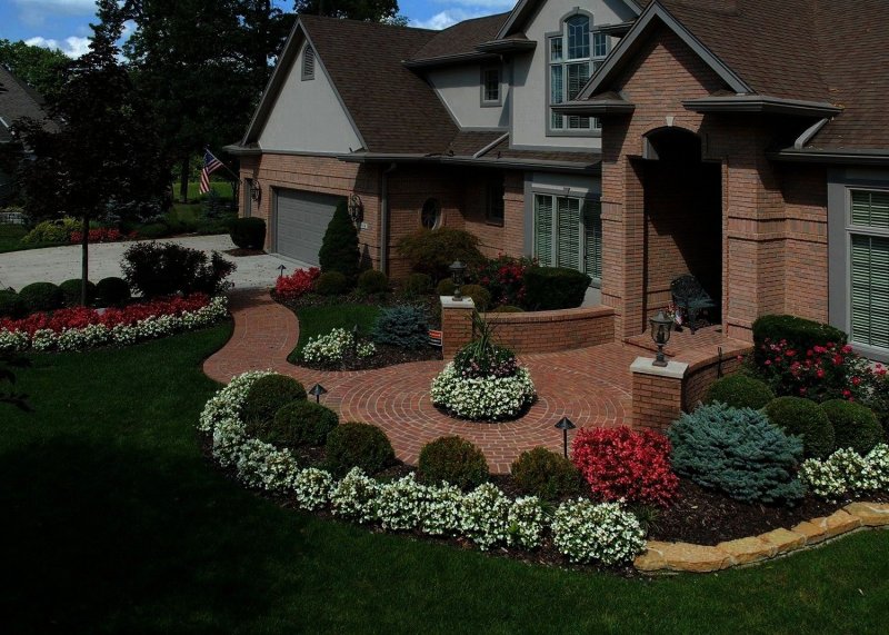 Front yard landscaping