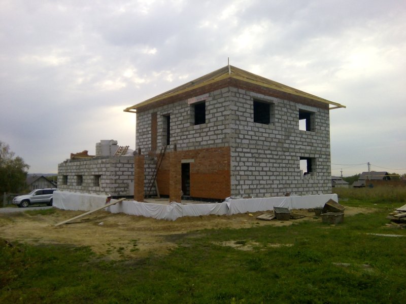 Дом из газобетона