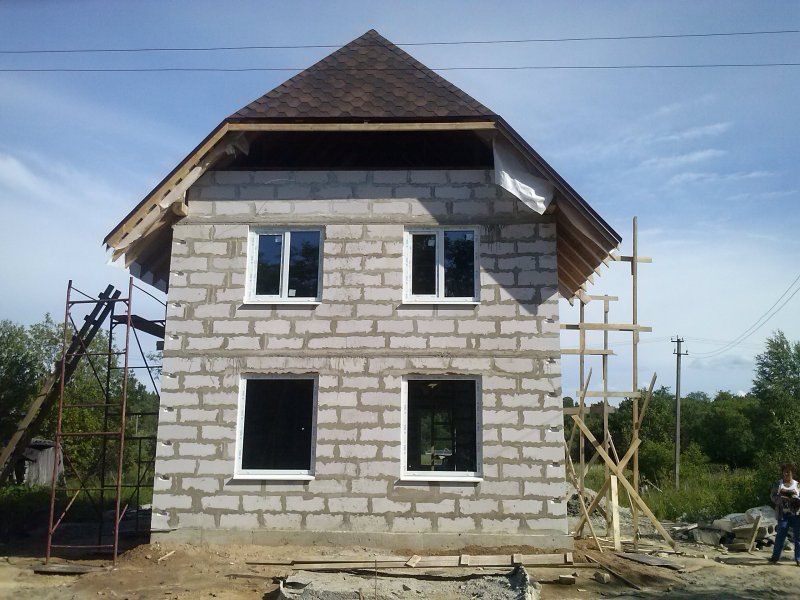 Дом из газобетона