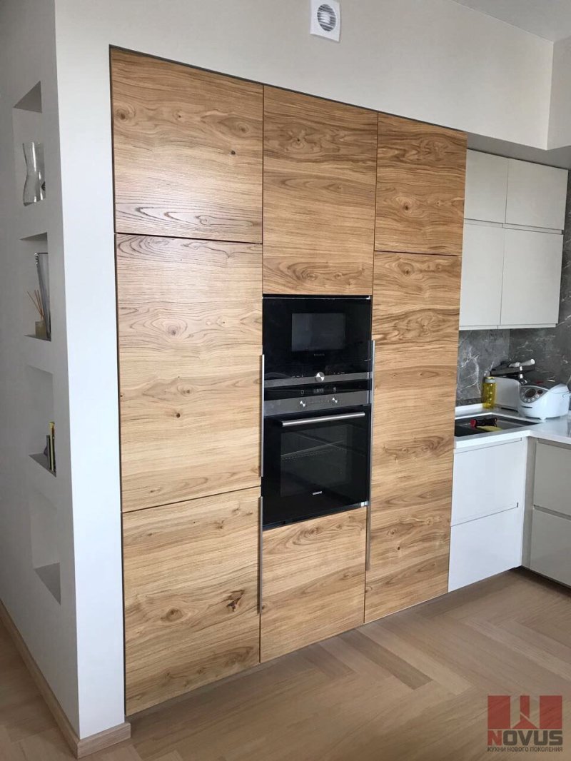 Кухня кашемир и золотой дуб