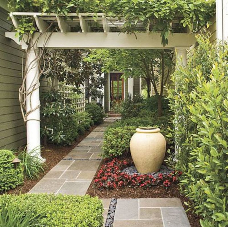 Backyard garden design