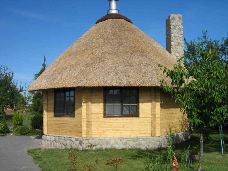 Крыша из камыша