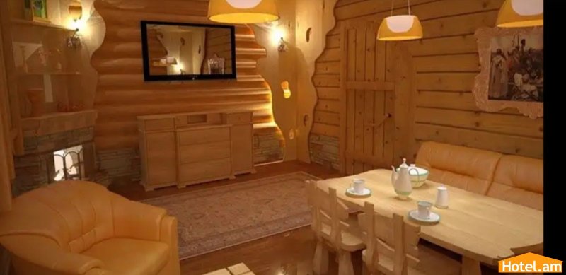 Интерьер комнаты отдыха в бане