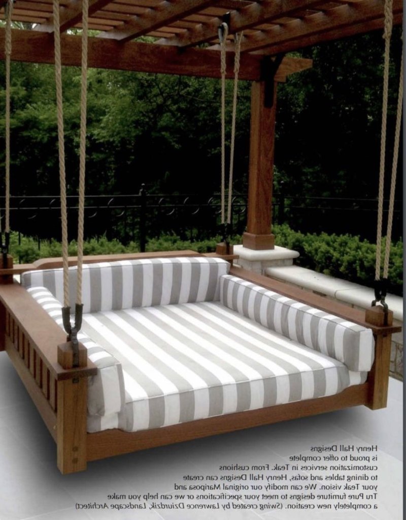 Диван качели wooden swing
