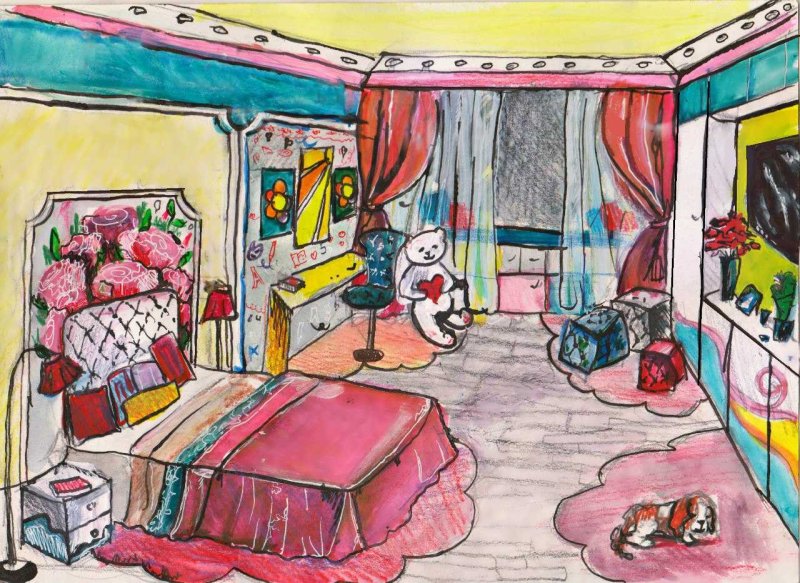 Рисунки комнат