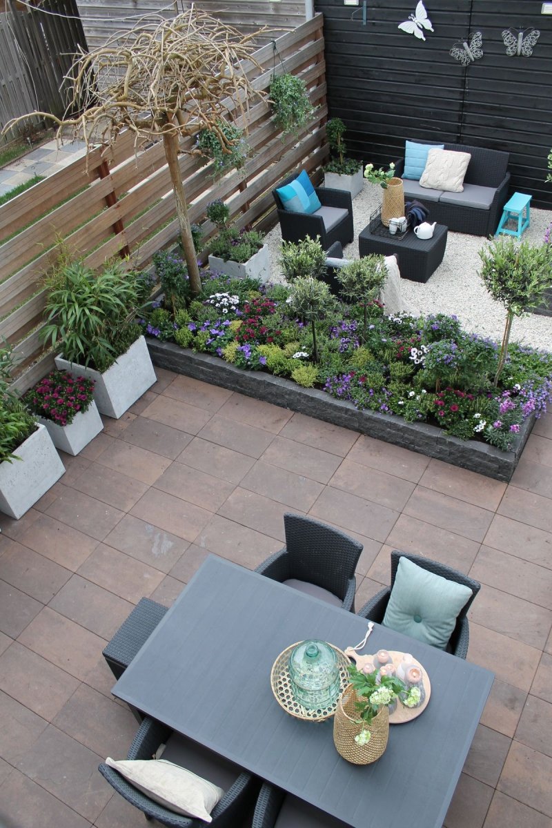 Backyard landscaping