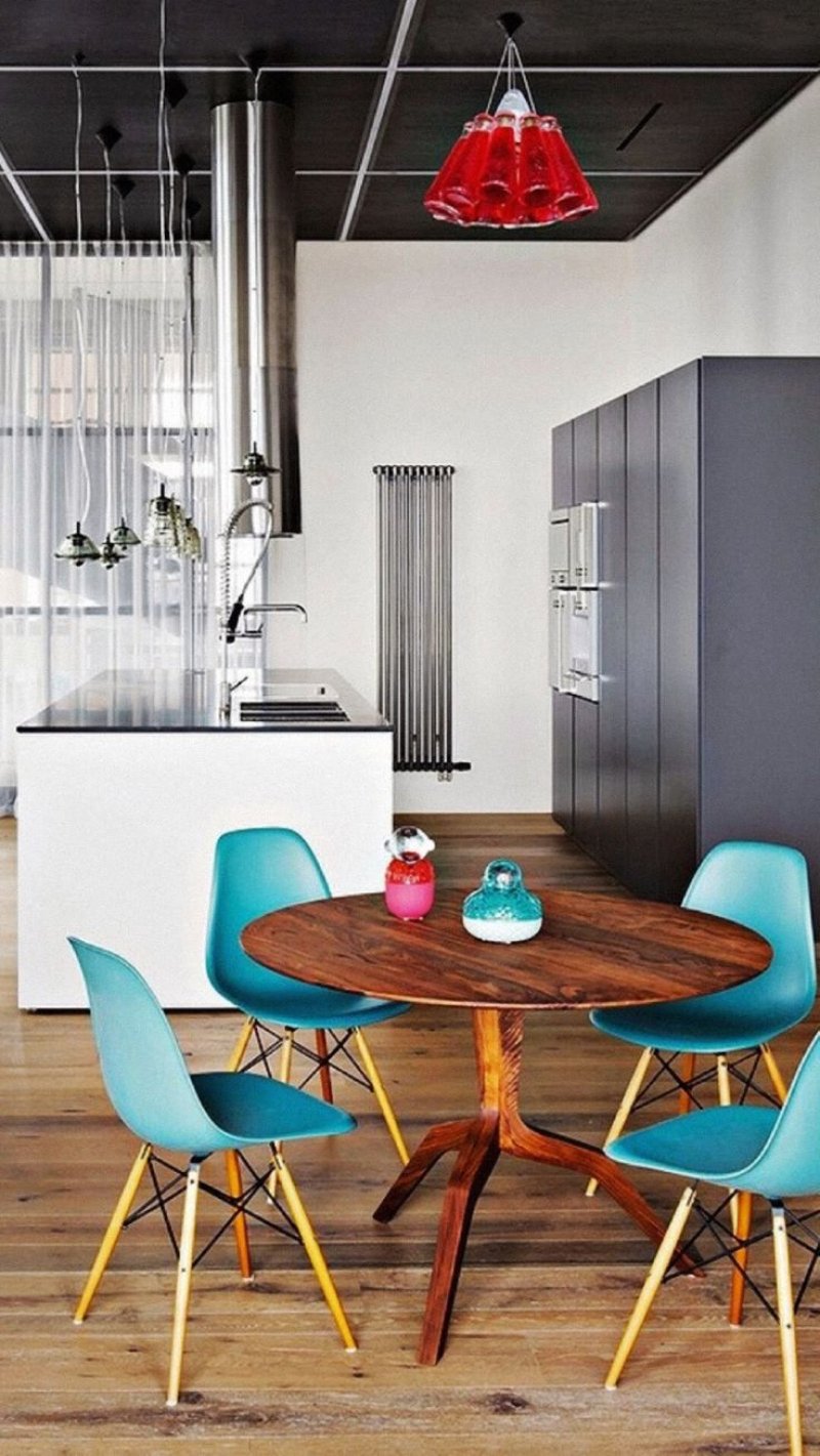 Стул eames dsw в интерьере