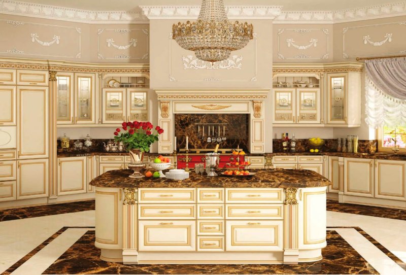 Итальянские кухни в классическом стиле