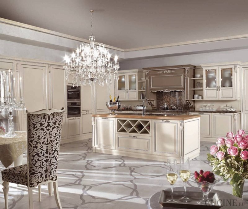 Итальянские кухни в классическом стиле