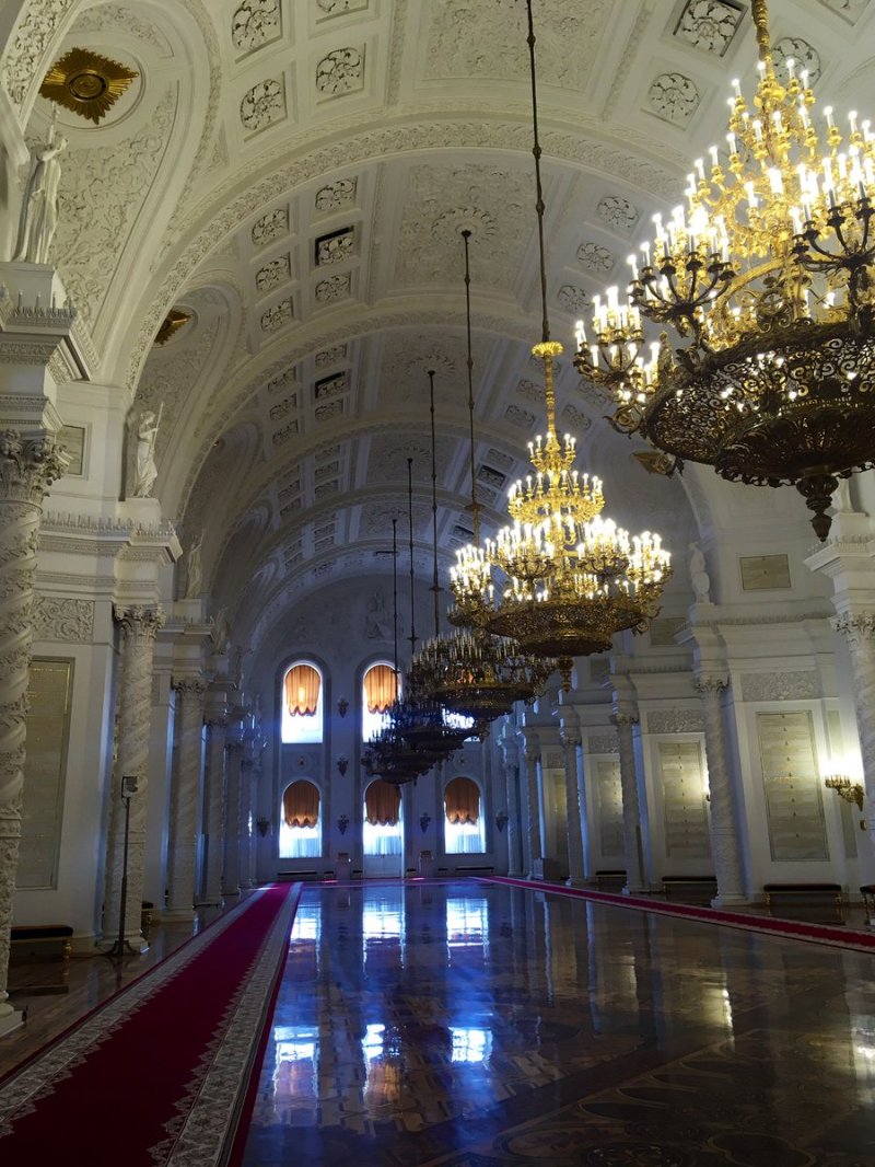 Московский кремль кремлевский дворец георгиевский зал