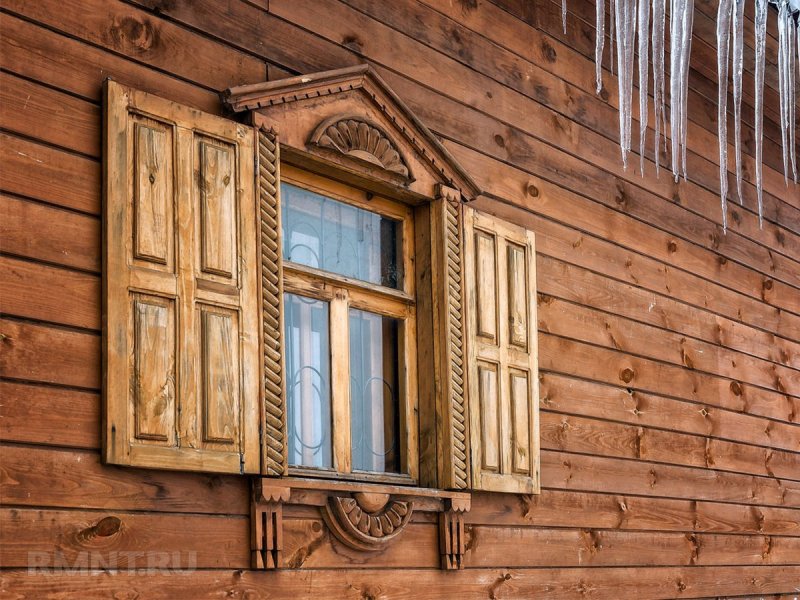 Ставни на окна деревянные старинные