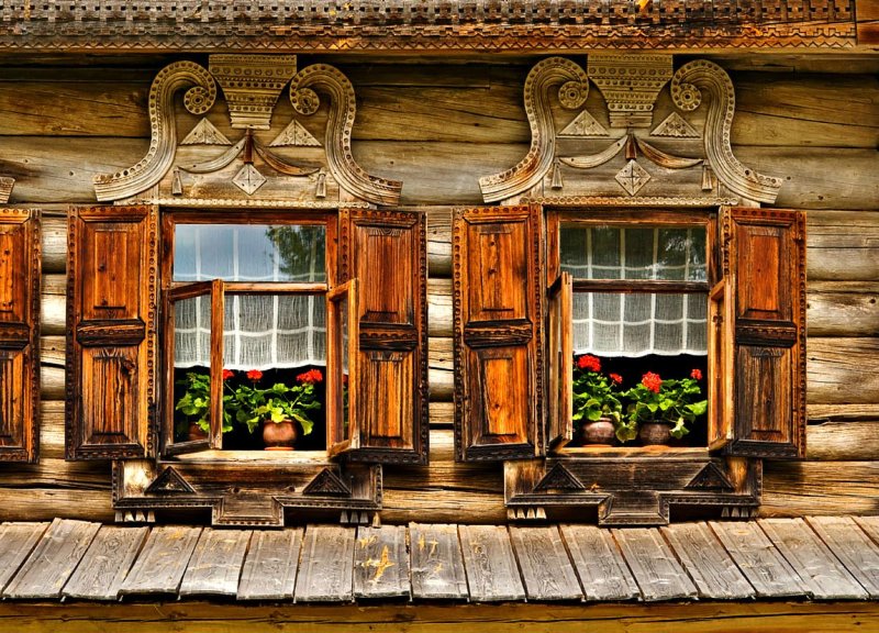 Старинное окно