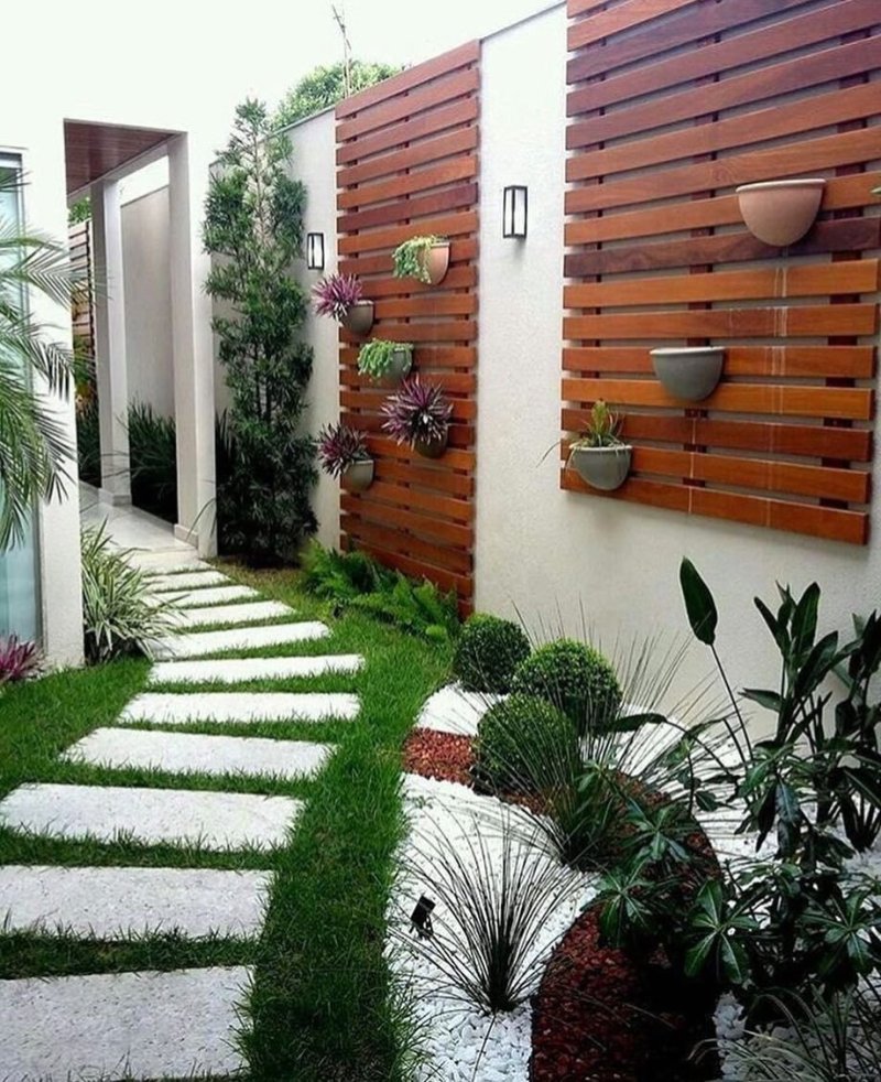 Backyard landscaping
