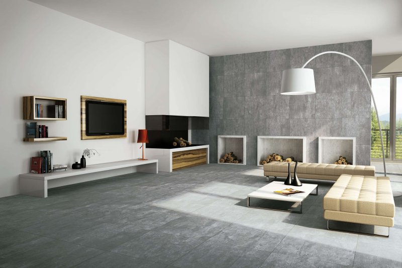 Керамогранит concrete anthracite