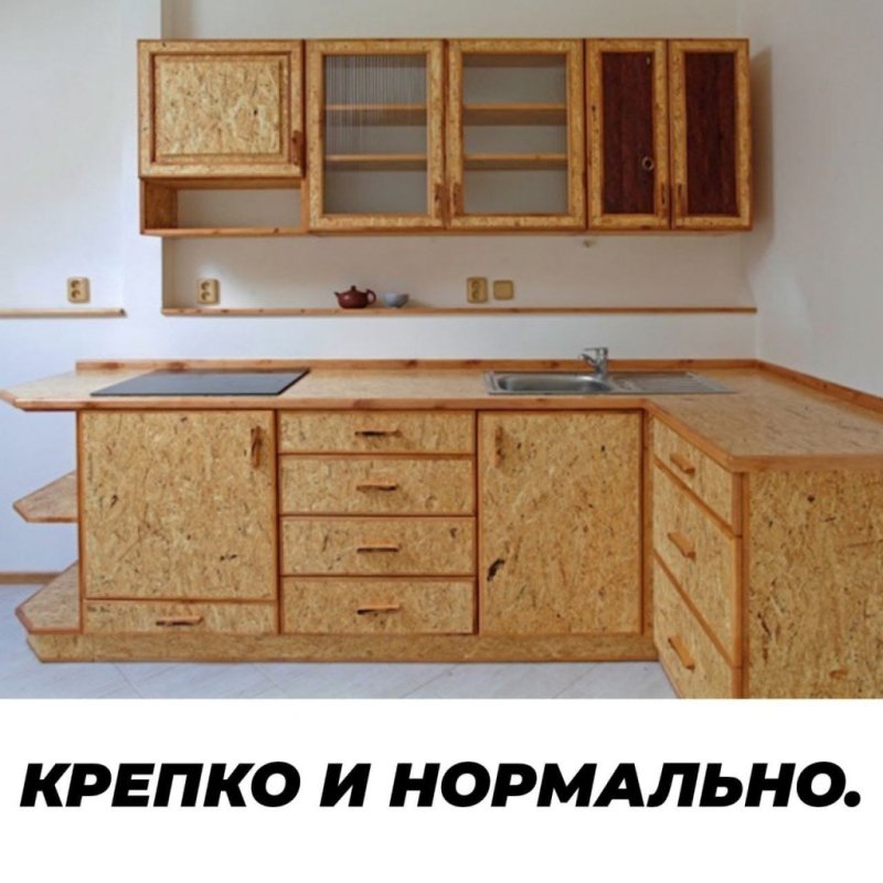 Кухонный гарнитур своими руками из фанеры