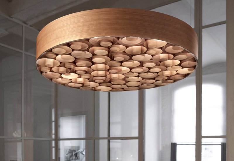 Светильник wood chandelier