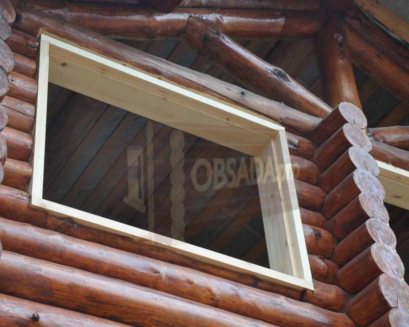Окна в деревянный дом с окосячкой