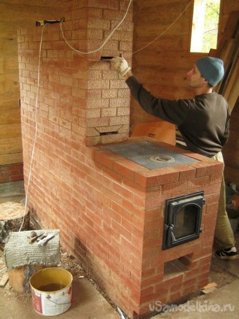 Печь для дома кирпичная
