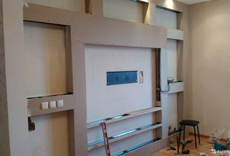 Стенка из гипсокартона