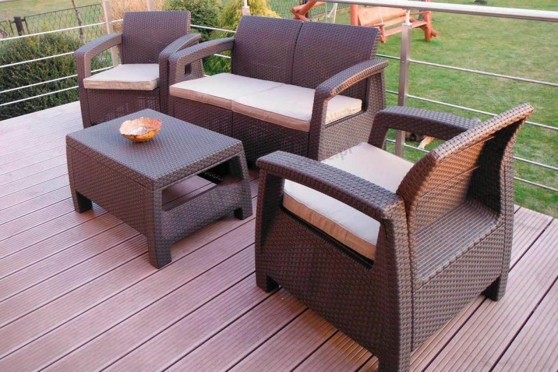 Набор садовой мебели keter corfu set